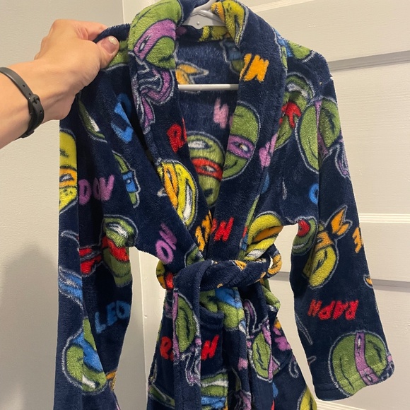 Toddler Bath Robe - Ninja Turtles - Picture 1 of 2